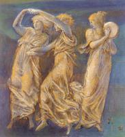 Burne-Jones, Sir Edward Coley - Three Female Figures Dancing And Playing